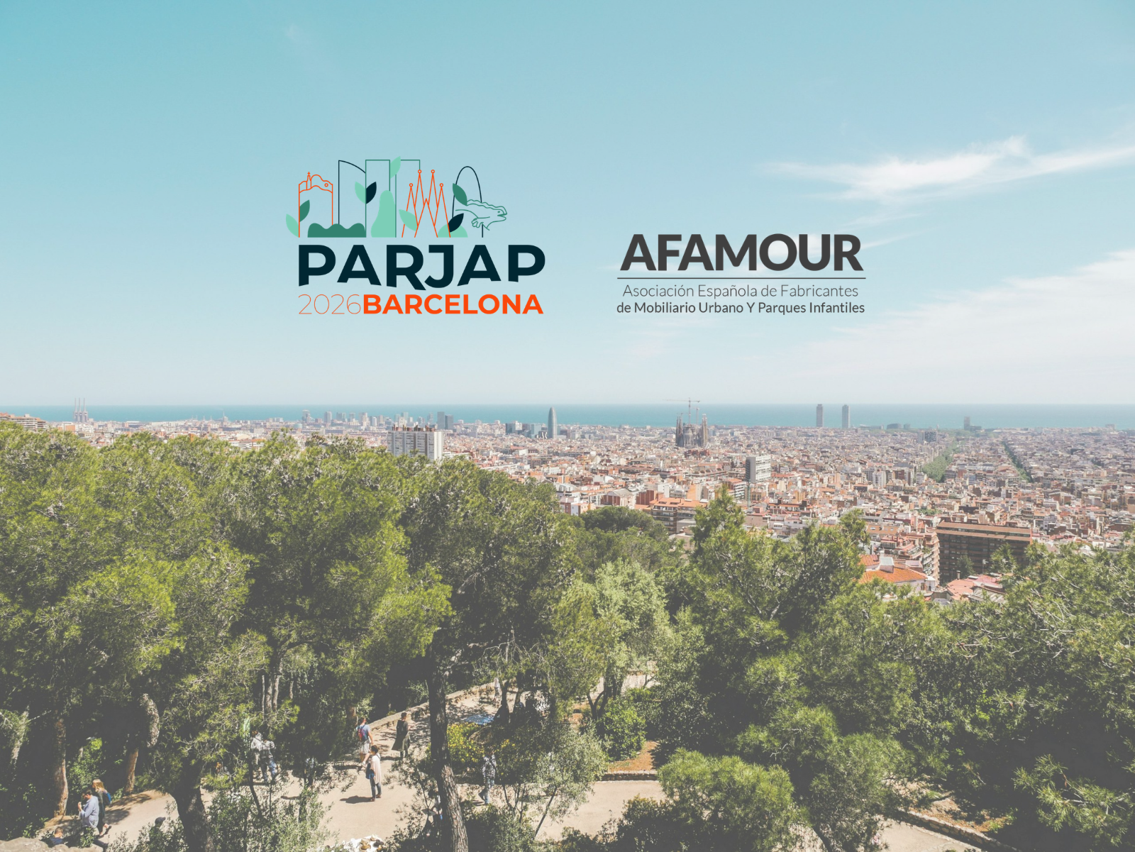 Imagen de Barcelona sede del Congreso PARJAP 2026 con participación de AFAMOUR en el ámbito del espacio público